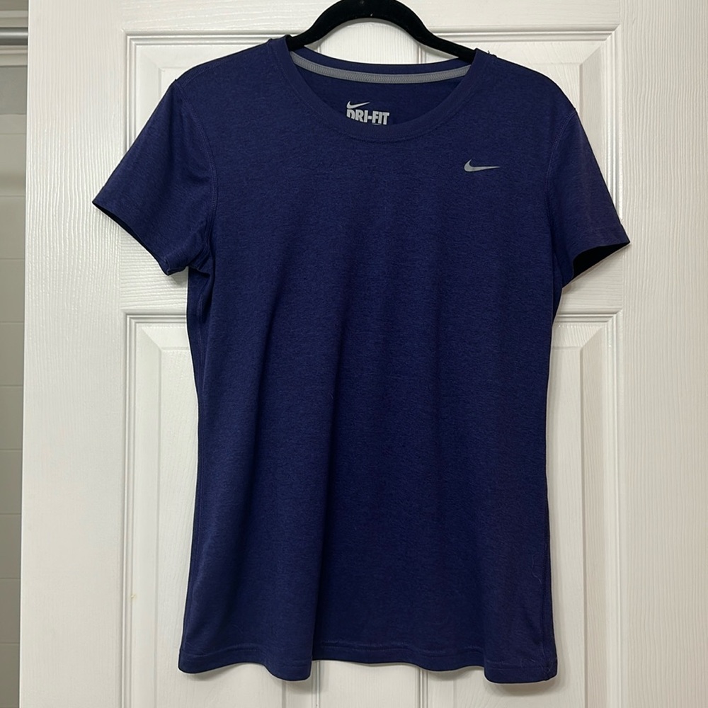 Purple Nike Dry Fit T Shirt Size L